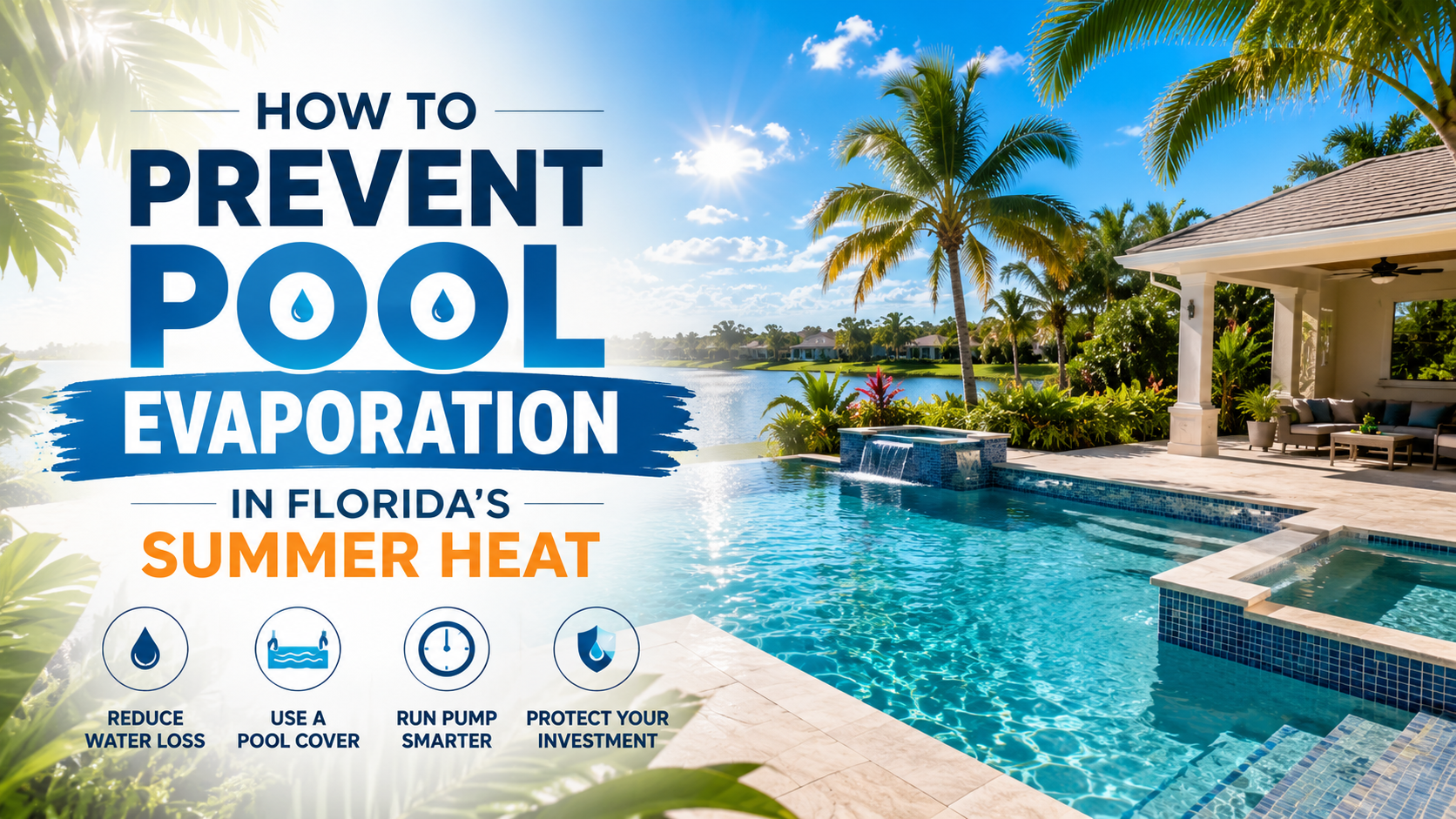 How to Prevent Pool Evaporation in Florida's Summer Heat