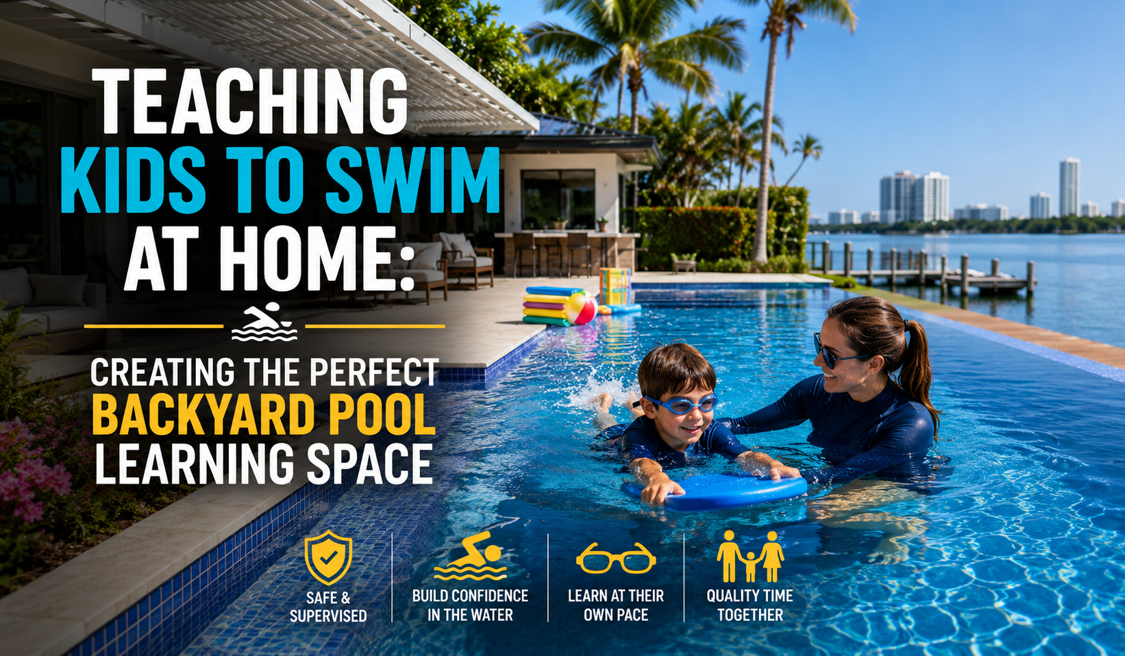 Teaching Kids to Swim at Home